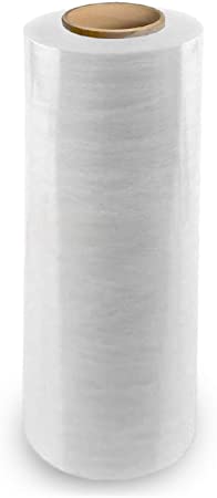 enKo 18" 80 Gauge 1000 feet Stretch Wrap - Industrial Strength Pallet Wrap Stretch Film for Moving, Shipping, Packaging - Durable Self-Adhering Cling Wrap Heavy Duty Shrink Wrap Roll (1 Pack, Clear)
