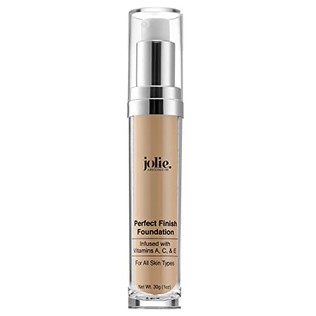 Jolie Perfect Finish Liquid Foundation Makeup SPF 15 Oil Free (LW1)