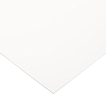 Celtec Expanded PVC Sheet, Satin Smooth Finish, 3mm Thick, 24" Length x 48" Width, White