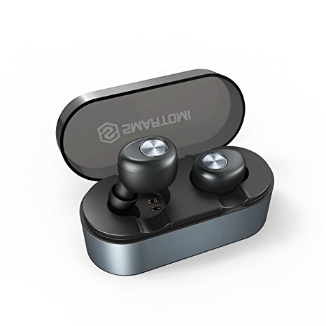 Mini Wireless Earphones SMARTOMI ACE with Portable Charging Case, True Wireless Earbuds with Mic, Bluetooth Headphones Cordless Headset Earphones Compatible with iPhone iPad Android Smartphones