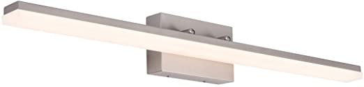 mirrea 36in Modern LED Vanity Light for Bathroom Lighting Dimmable 36w Brushed Nickel (Warm White 3000K)