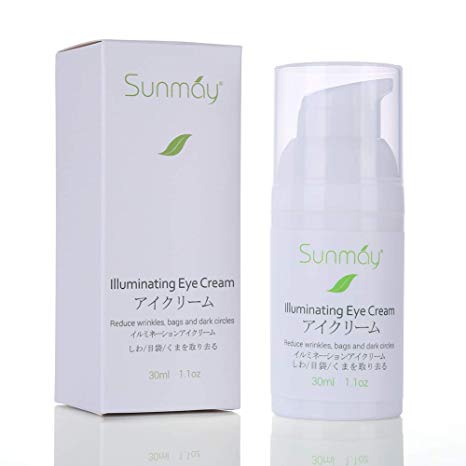 SUNMAY Eye Cream Anti Wrinkle Eye Gel for under Eye Skin Care, Reduces Wrinkles, Bags, Puffiness, Dark Circles and Fine Lines