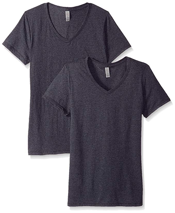 Jerzees Women's Tri-Blend V-Neck T-Shirt(2-Pack)