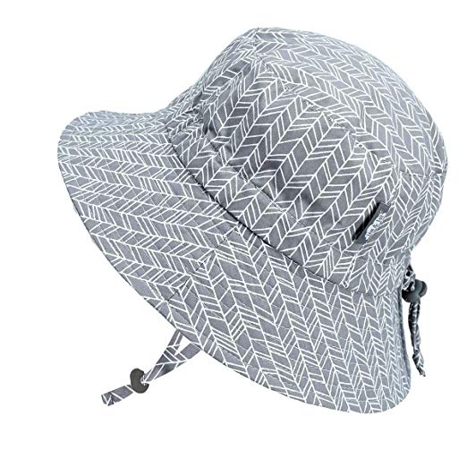 JAN & JUL Baby Toddler Kids Breathable Cotton Bucket Sun-Hat 50 UPF, Adjustable for Growth, Stay-on