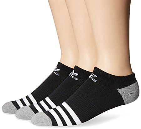 adidas Men's Originals No Show Socks (3 Pack)