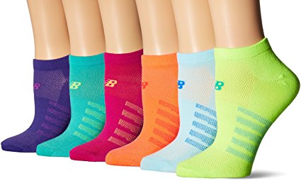 New Balance Unisex 6 Pack No Show Lifestyle Socks