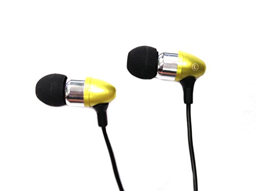 THE SHARPER IMAGE SHP18 Pro In Ear In Line Mic Headphones 0804-SNI, Green