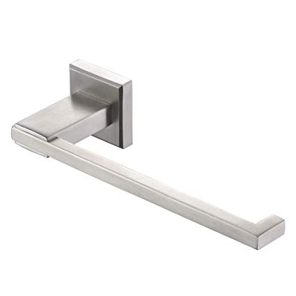 JQK Hand Towel Bar, Stainless Steel Towel Ring Holder for Bathroom, Brushed Finish Wall Mount, TR200-BN