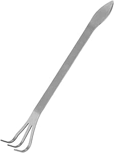Bonsai Root Rake, Bonsai Rake Stainless Steel Bonsai Root Tool Root Rake Bonsai 3 Prong Loosen Soil Bonsai Tree Tools Bonsai Tool Kit with Ergonomic Handle for Outdoor Small Garden