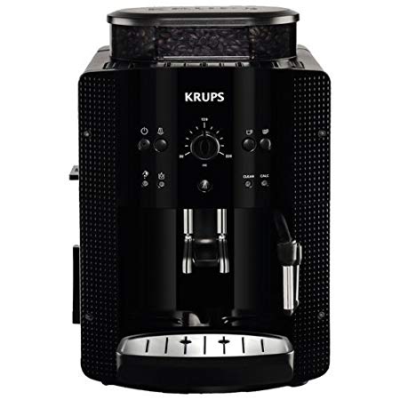 Krups EA8108 Super Fully Automatic Espresso Machine Coffee Maker, Black