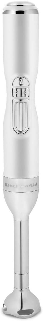 KitchenAid Pro Line 5 Speed Hand Blender, White Frosted Pearl