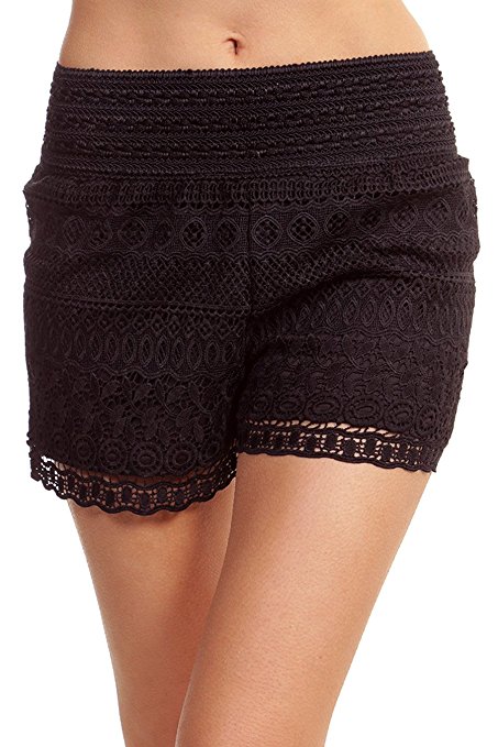 ToBeInStyle Women's Lace Shorts