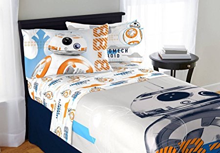 BB 8 Full Size, 4 Piece, Sheet Set