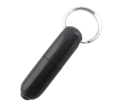 CiGuru CP018BL Plastic Cigar Punch Keychain Black - 1 Unit