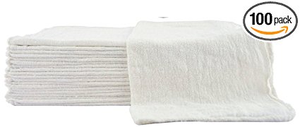 Cleaning Solutions 79007-100PK Premium Grade Heavy Weight Natural Shop Towel - Pack of 100