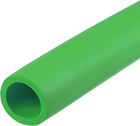 uxcell Foam Tubing for Handle Grip Support, 28mm ID 38mm OD 1m Length Green