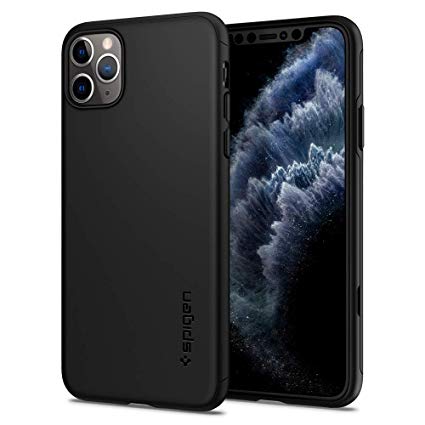 Spigen Thin Fit Classic (Ver. 2) Designed for Apple iPhone 11 Pro Case (2019) - Black