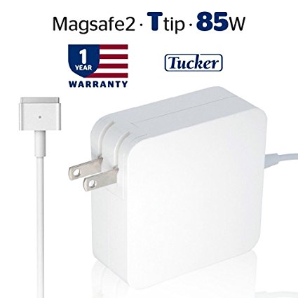 Macbook Pro Charger, 85W Power Adapter Magsafe 2 Style Connector - Tucker TM - Replacement Charger for Apple Mac Book Pro 13 inch / 15 inch / 17inch