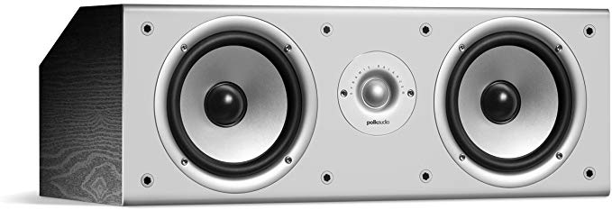 Polk Audio Monitor Series CS2 Center Channel Speaker (Single, Black)
