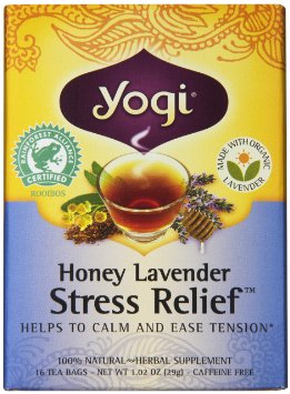Yogi Tea Co Stress Relief Honey Lavender Tea - 16 bags per pack