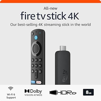 All-new Fire TV Stick 4K | Stream BINGE, Kayo Sports, Netflix, Prime Video