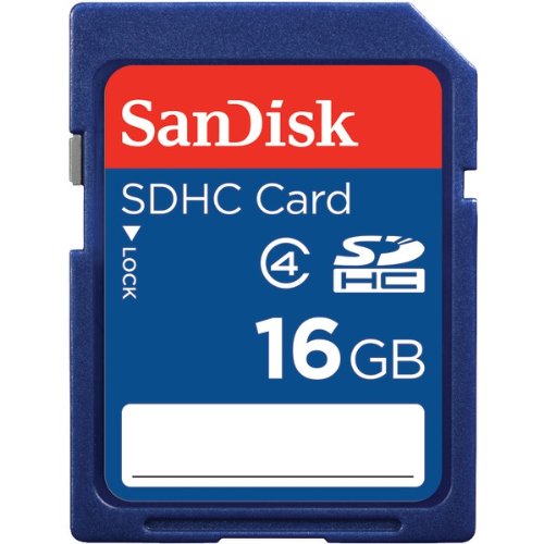 SanDisk 16 GB Secure Digital High Capacity (SDHC) - 1 Card (SDSDB-016G-A46) -