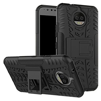 Moto G5S Plus Case, Moto G5S  Case , Suensan Ultra Slim Matte ARCH TPU (S) Bumper Protective Case for Motorola Moto G5s Plus (Black)