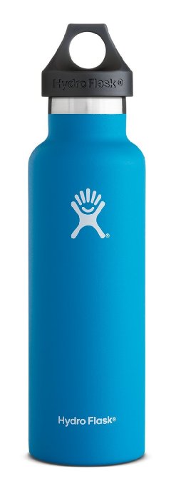 Hydro Flask Vacuum Insulated Stainless Steel Water Bottle Standard Mouth wLoop Cap