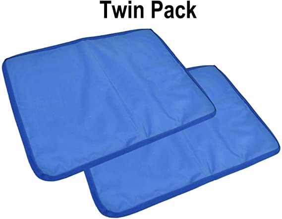 Pack of 2 Vinsani® Cool Gel Pad Pillow Gel Inlay - Natural Cooling & Maximum Comfort - for Any Pillow