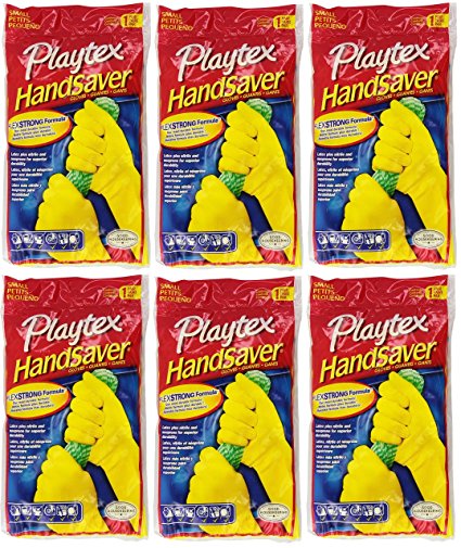 Playtex Handsaver Gloves Small, 6 Pairs