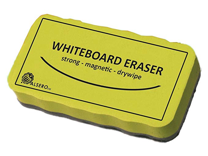 Magnetic Whiteboard Eraser - Random Colour (1-pack)