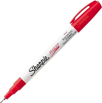 2 PACK: Sharpie Sanford Oil Paint Marker Extra Fine Red (35527)