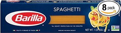 Barilla Spaghetti, 16 Ounce (Pack of 8)