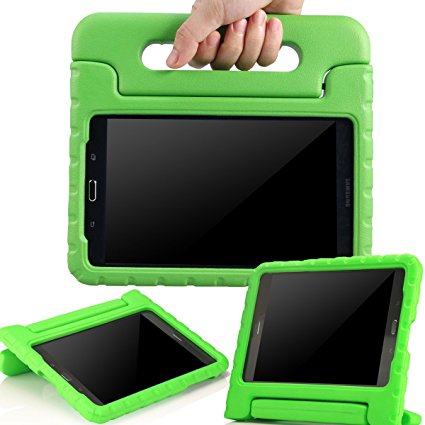 AVAWO Samsung Galaxy Tab A 8.0 2015 Kids Case - AVAWO Light Weight Shock Proof Convertible Handle Stand Kids Friendly for Samsung Tab A 8-Inch SM-T350 Tablet, Green