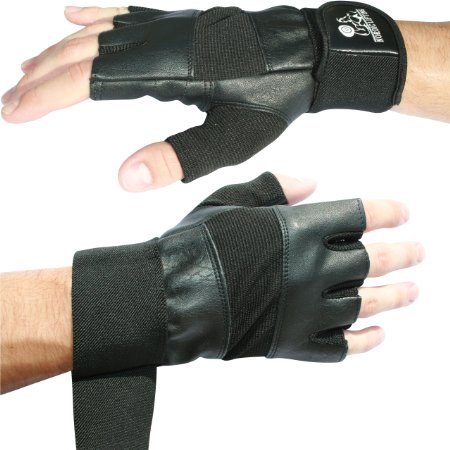 Weight Lifting Gloves With Wrist Support For Gym Workout, Crossfit, Weightlifting, Fitness & Cross Training - The Best For Men & Women - Nordic Lifting™ Premium Quality Gear & Equipment - Use Gloves, Hooks, Wraps & Straps to Avoid Injury During Powerlifting - 1 Year Warranty