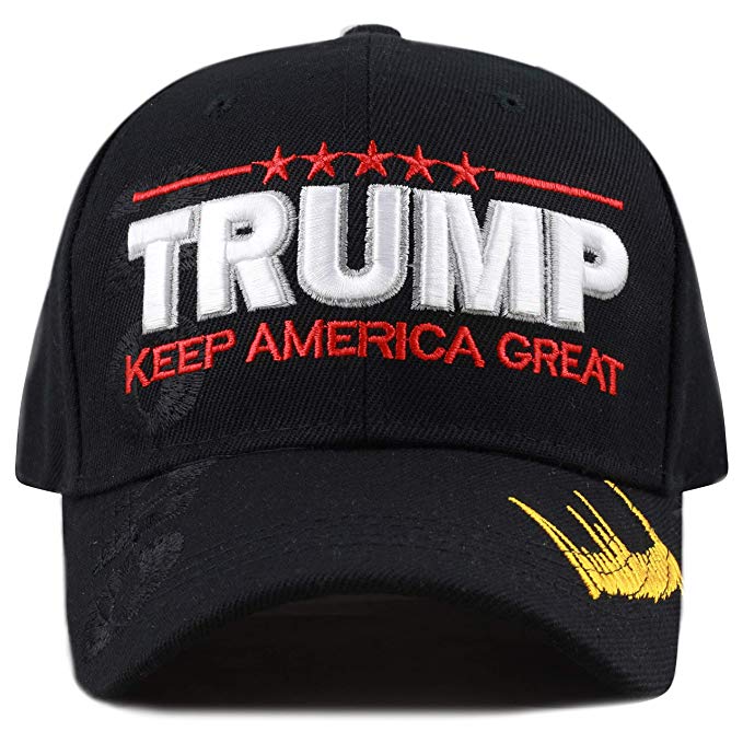 THE HAT DEPOT Exclusive Trump Keep America Great/Make America Great Again 3D Signature Cap