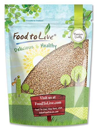 Hard Red Wheat Berries/Wheatgrass by Food to Live (Seeds for Sprouting, Bulk) — 4 Pounds