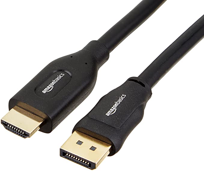 AmazonBasics Uni-Directional DisplayPort to HDMI Cable - 15 Feet, 10-Pack