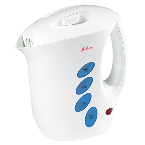 Sunbeam SEK17 1.8-Liter Electric Water Kettle, 1500-Watt, White