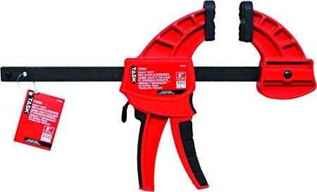 Task Tools T74156 F300 Quick Ratcheting Bar Clamp/Spreader, 6"