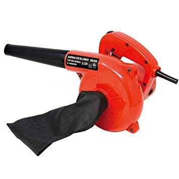 Toolman Lion Tools DB2506 Corded Electric Compact Leaf Blower Sweeper Vacuum Cleaner 5.0A 6 Speed 13000RPM Works with DeWalt Makita Ryobi Bosch Skill Accessories