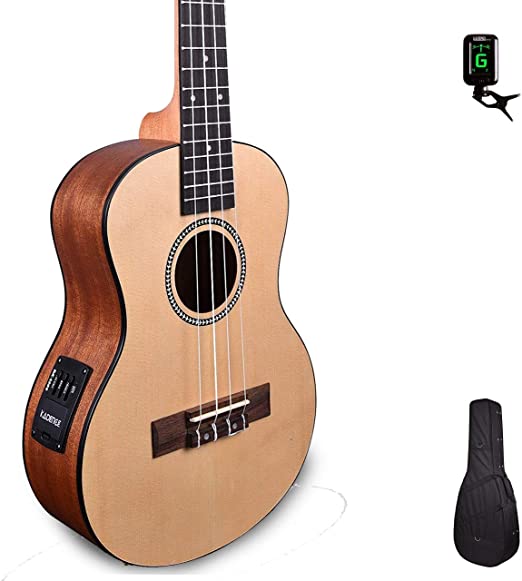 Kadence Spruce Top Concert Ukulele 24 Inch With/without EQ (Spruce Electro Acoustic)