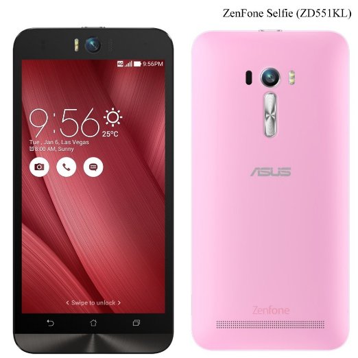 Unlocked Asus ZenFone Selfie ZD551KL 5.5" 3GB/32GB 4G LTE - International Stock No Warranty (Pink)