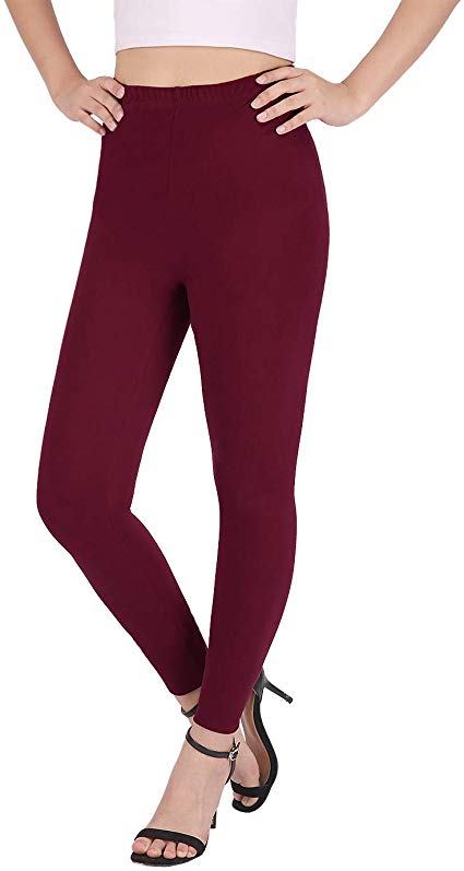 HDE Plus Size Print Leggings for Women Ultra Soft Full Length Pant Legging