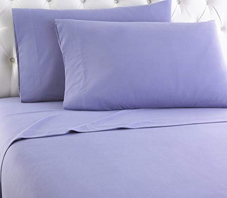 Shavel Micro Flannel Sheet Set, California King, Amethyst