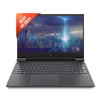 HP Victus Gaming Laptop AMD Ryzen 5 5600H 15.6 inch(39.6 cm) FHD IPS Gaming Laptop (8GB RAM/512GB SSD/AMD Radeon RX 6500M Graphics(4GB GDDR6)/144Hz/9ms Response time/Backlit KB/B&O/Alexa),15-fb0777AX