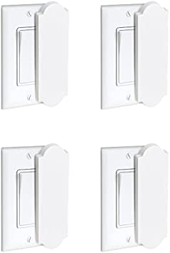 Mitzvah Family Magnetic Switch & Outlet Cover for Flat Modern Switches (4 pack)