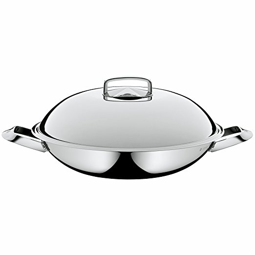 WMF Multi-Ply Wok with Lid, 14-1/4-Inch