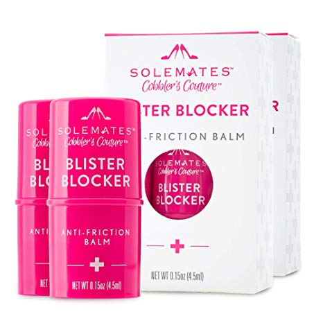 Blister Blocker Anti Blister Balm - Prevent Shoe Blisters Anti Friction Stick - Blister Block Stick Friction Blocker (Pack of 2)