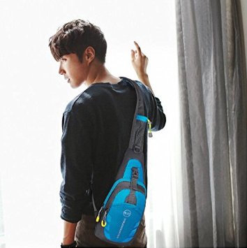 Unbalance Backpack, MALEDEN Anti-scratch Waterproof Shoulder Bag for Outdoor Sports and Travel